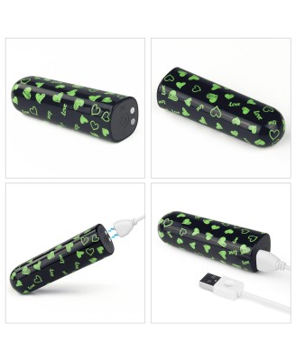 Rechargeable Glow-in-the-dark Heart Massager