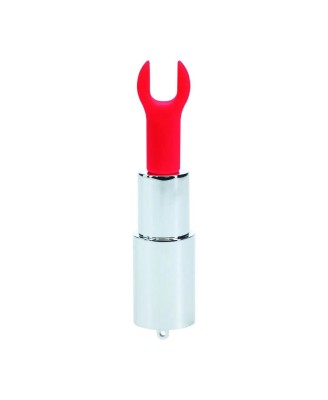 Candy - Mini Wibrator Szminka z 4 końcówkami - Zielony