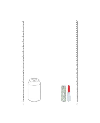 Candy - Mini Wibrator Szminka z 4 końcówkami - Zielony