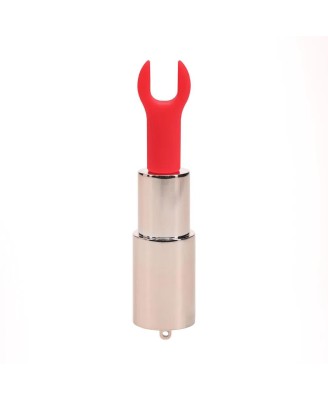 Diamond - Lipstick Vibrator - Mini Wibrator Szminka z 4 końcówkami
