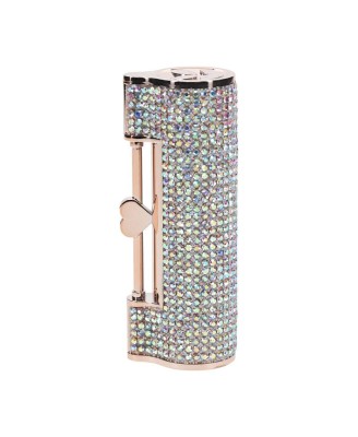 Diamond - Lipstick Vibrator - Mini Wibrator Szminka z 4 końcówkami