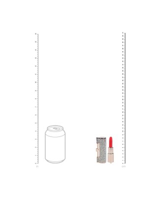 Diamond - Lipstick Vibrator - Mini Wibrator Szminka z 4 końcówkami