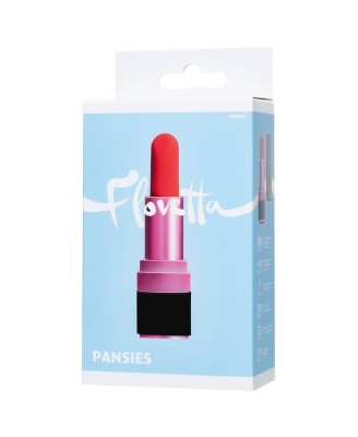 Mini-vibrator Flovetta by Toyfa PANSIES, ABS plastic, black, 9 cm