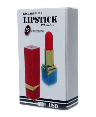 Lipstick Vibrator - Mini Wibrator - Czerwony