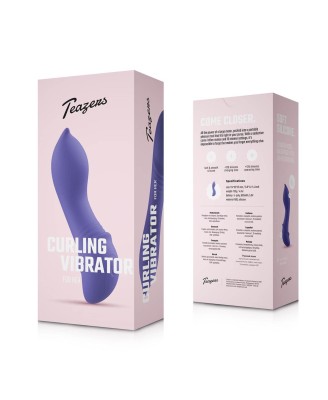 Teazers – Curling Mini Vibrator - Mini Wibrator - Fioletowy