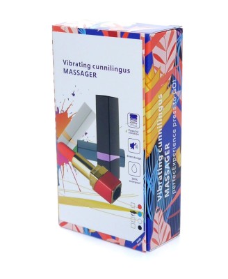 Lipstick Vibrator - Mini Wibrator Szminka - Biały