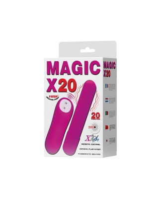 BAILE - MAGIC X20 - Mini Wibrator na pilota