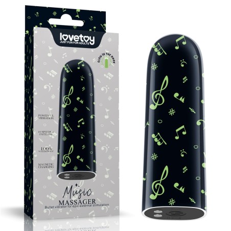 LoveToy Glow-in-the-dark - Świecący w ciemności Mini Wibrator