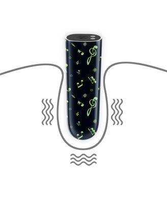 Rechargeable Glow-in-the-dark Music Massager