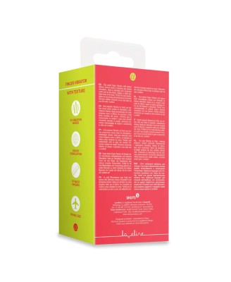 Textured Finger Vibrator - Jajeczko Stymulujące na palec - Czerwone