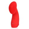 Textured Finger Vibrator - Jajeczko Stymulujące na palec - Czerwone