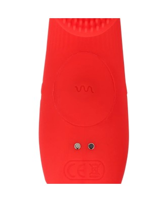 Textured Finger Vibrator - Sunrise Red