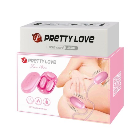 PRETTY LOVE - Fun Box Pink - Jajeczka Stymulujące