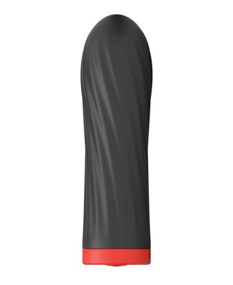 Rechargeable Silicone Touch - Mini Wibrator - Czarny