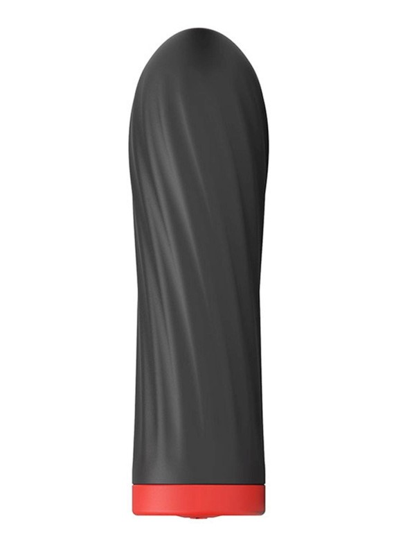 Rechargeable Silicone Touch - Mini Wibrator - Czarny