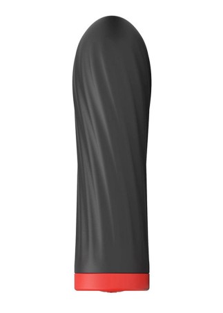 Rechargeable Silicone Touch - Mini Wibrator - Czarny