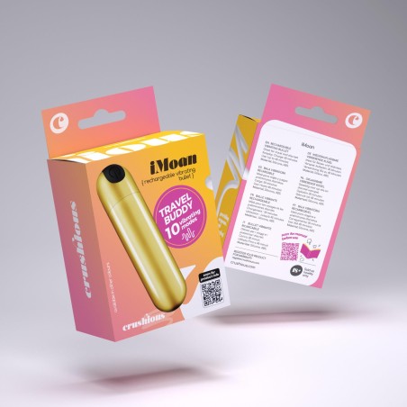 CRUSHIOUS IMOAN - Mini Wibrator - Złoty