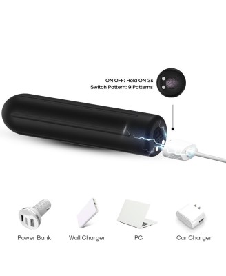 Rock - Mini Wibrator Bullet - Czarny