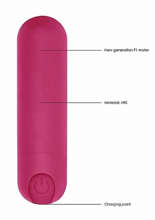10 poziomowy Mini Wibrator Bullet - Różowy