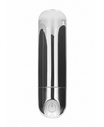 10 poziomowy Mini Wibrator Bullet - Srebrny