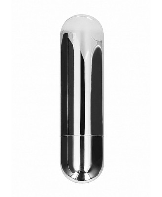 10 poziomowy Mini Wibrator Bullet - Srebrny