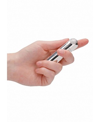 10 poziomowy Mini Wibrator Bullet - Srebrny