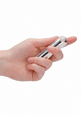 10 poziomowy Mini Wibrator Bullet - Srebrny