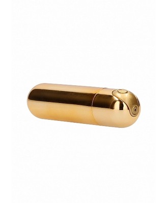 10 poziomowy Mini Wibrator Bullet - Złoty