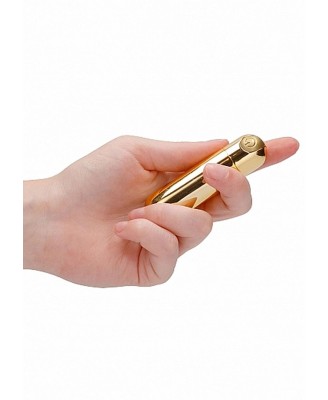 10 poziomowy Mini Wibrator Bullet - Złoty