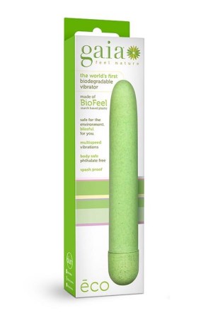 GAIA ECO VIBE GREEN - Mini Wibrator - Zielony