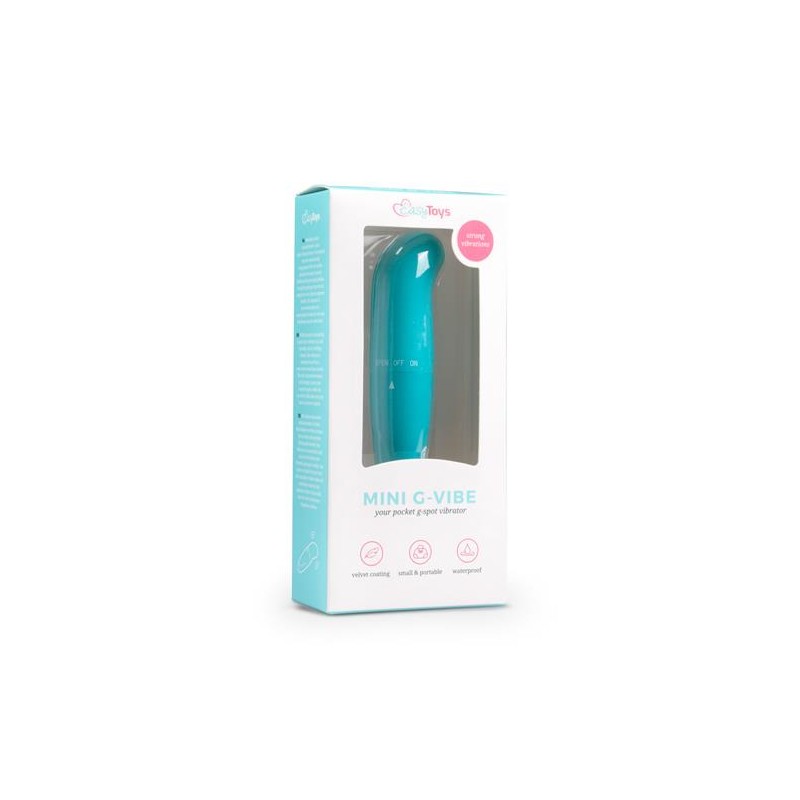 Mini G-Spot Vibrator - Mini Wibrator - Turkusowy