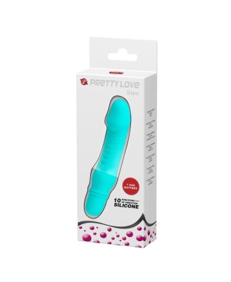 PRETTY LOVE - STEV - Mini Wibrator - Niebieski