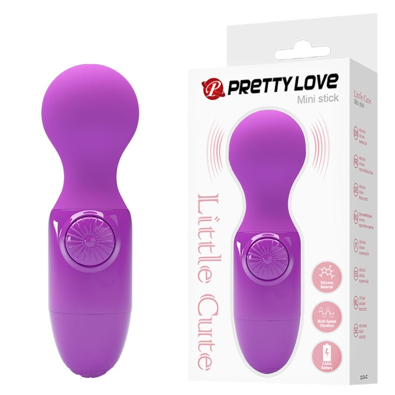 PRETTY LOVE - Wonder Mini stick - Mini Wibrator Różdżka - Fiolet