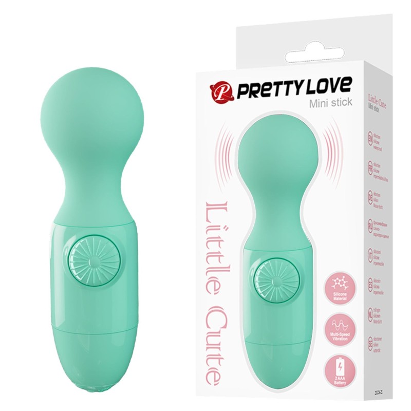 PRETTY LOVE - Wonder Mini stick - Mini Wibrator Różdżka - Zielony