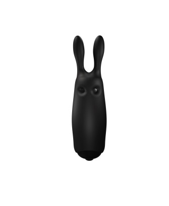 Lastic pocket vibe Rabbit - Mini Wibrator - Czarny