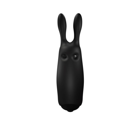 Lastic pocket vibe Rabbit - Mini Wibrator - Czarny