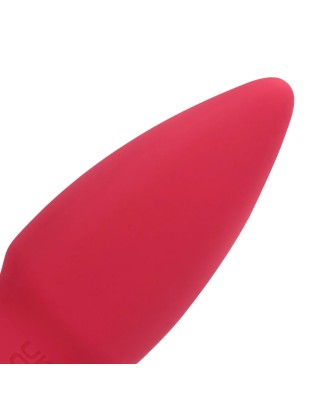 Cone Shaped Bullet Vibrator - Jajeczko Stymulujące - Czerwone