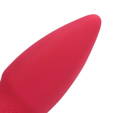 Cone Shaped Bullet Vibrator - Jajeczko Stymulujące - Czerwone
