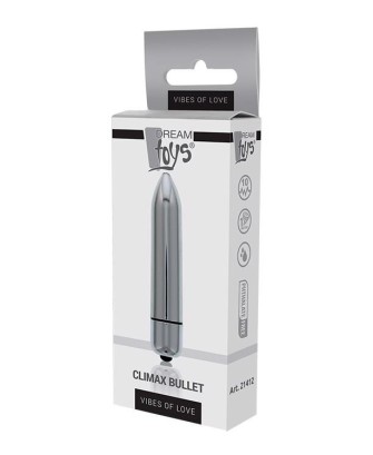 VIBES OF LOVE CLIMAX BULLET - Mini Wibrator Srebrny