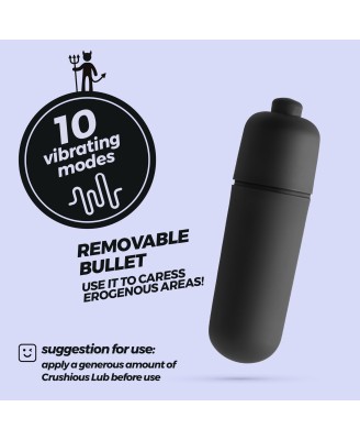 CRUSHIOUS O-PET RABBIT WITH 10 VIBRATION BULLET PINK