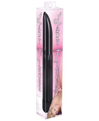 Vibrator "Ladyfinger" schwarz - Mini Wibrator - Czarny
