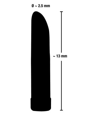 Vibrator "Ladyfinger" schwarz - Mini Wibrator - Czarny