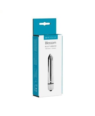 Me You Us Blossom - Mini Wibrator - Srebrny