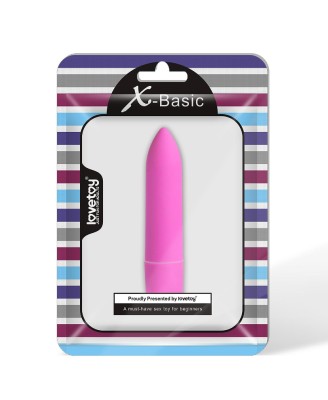 X-Basic Bullet Long - Mini Wibrator - Czarny