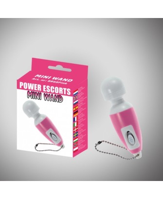 Mini wand - Mini Wibrator Różdżka 6,5 cm - Różowa