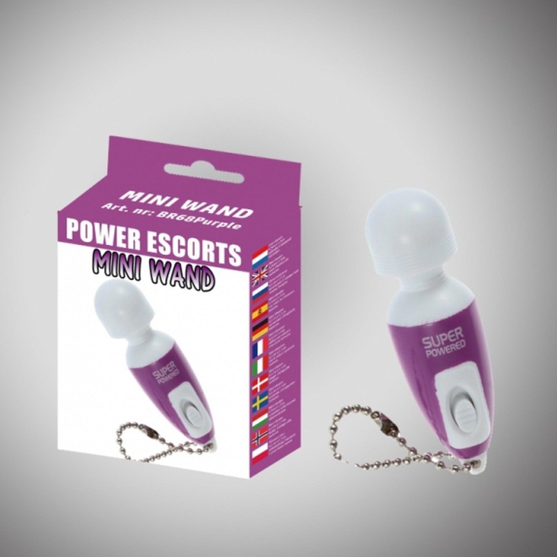 Mini wand - Mini Wibrator Różdżka 6,5 cm - Fioletowa