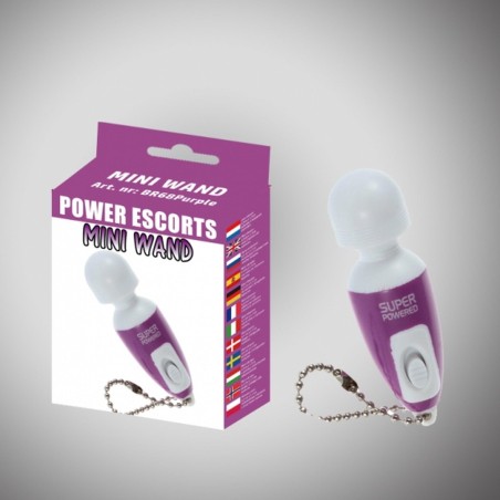 Mini wand - Mini Wibrator Różdżka 6,5 cm - Fioletowa