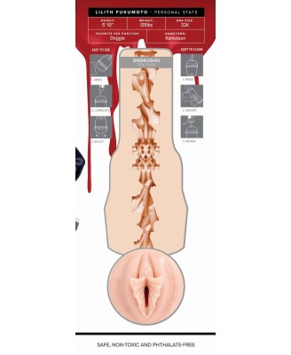 Fleshlight - Fantasy Lilith Fukumoto Shokushu Beige - Masturbator