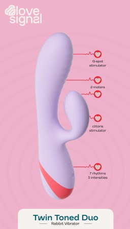 Twin Toned Duo - Wibrator Króliczek