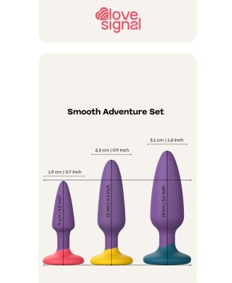 Smooth Adventure Set - Zestaw Korków Analnych